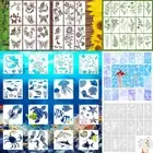 Garden Fence Large Flower Stencils DIY Decoration 2024 New Giant Reusable