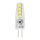 2W Silicone Corn Lamp G4 SMD2835 8 LED Chandelier Light Bulb (Cold White) AU
