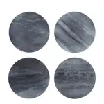 [OneWorld Collection] Graze Marble Coaster Round Grey