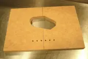 Telecaster Bridge Pickup Routing Template. Made & shipped from Maine USA.