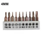 Practical 10pcs Screwdriver Bit Set for Small Toy and Appliance Repairs
