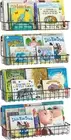 Wall Mounted Metal Kids Bookshelf, Floating Book Shelves for Kids Nursery Toddle