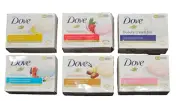 Dove Beauty Bar Soap 6 pack (May receive duplicate scent ), 3.17 oz ( DamagedBox