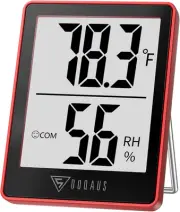 Digital Hygrometer Indoor Thermometer Humidity Gauge Room Thermometer with 5S Fa
