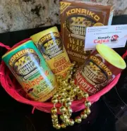 Konriko Gift Basket - Wild Pecan Aromatic Brown Rice, Jalapeño, Greek & Chipotle