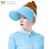 在飛比找momo購物網優惠-【HOII后益】亮面伸縮豔陽帽★藍光(UPF50+抗UV防曬