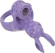 Alipis Rabbit Candle Ring for Costume Hatchery Pig Bunting Rabbits Treats Plush Holder Rings Animal Hay Adjustable Unicorn Bunny Fairy Stuffed White Wrought Iron