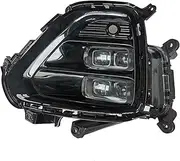 Compatible For Kia Carnival 2019 2020 Auto 12V LED Daytime Running Light Daylight Car Led Foglights Headlights Style Relay Waterproof(Left)