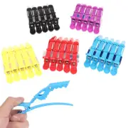 5Pcs Hairdressing Salon Matte Sectioning Clamp Hair Clip Hairpin Grip C.KY CR