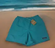 NWT Patagonia Women's Baggies 5" Swim Multifunctional Shorts Subtidal Blue Small