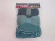 NEW DIMENSIONS 100% Wool Blue Roving Trio Yarn for Weaving Crafts