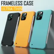 Frameless Ultra-thin Hard Case Cover For iPhone 16 15 14 13 12 11 Pro Max XR XS