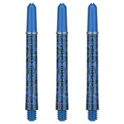 3pc Target Pro Grip Ink Shaft Dart Stem Game Accessory Multipack Medium Blue