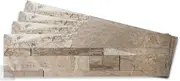 Tic Tac Tiles Peel and Stick Self Adhesive Removable Stick On Kitchen Backsplash Bathroom 3D Stone Tiles (12-Sheet) (Stone Brown)