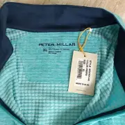 Peter Millar Golf Pullover Size XL Mens NEW $140 Performance Quarter Zip