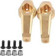 1 Pair Front Hub Carrier Heavy Duty Brass RC Accessory for Traxxas 1/10 RC Counterweights