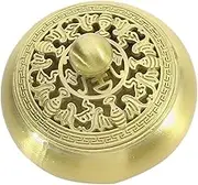 Charcoal Burner - Flower Design Incense Censer - Reusable Indoor Decoration, Home Ornaments for Living Room, Bedroom, Study