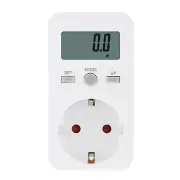 16A Plug-In Digital Wattmeter Lcd Display Power Meter Socket Adapter Electric Consumption Monitor