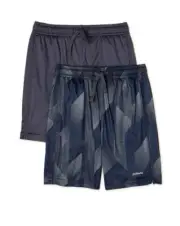 NWT ATHLETIC WORKS DRI WORKS (2 PACK) BOYS SHORTS SIZE S 6/7