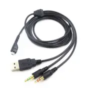 2m/6.5ft USB OFC Audio Cable Cord For SteelSeries Arctis 3/5/7/Pro Headphone C