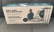 NEW Lunderg Early Alert Bed Alarm System with Wireless Bed Sensor Pad & Monitor