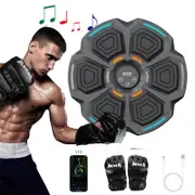 Catzon Smart Music Boxing Machine with Gloves Easy Installation for Home-Black