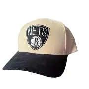 Mitchell & Ness Brooklyn Nets Pro Crown White/Black Adjustable