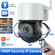 WIFI PTZ Security Surveillance IP Camera HD Digital Zoom Cam Floodlight Outdoor