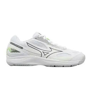 Mizuno 排球鞋 Cyclone Speed 4 女鞋 白 綠 緩震 羽桌球鞋 美津濃 V1GC2380-35