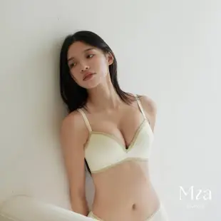 【Mia Boutique】舒適集中！蕾絲滾邊無痕無鋼圈內衣