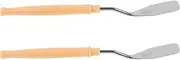 3D Print Removal Tools 2pcs Metal 3D Printer Spatula Palette Scraper for Model Stripping 3D Print Cleaning Finishing