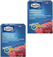 Toppits Double Seal Freezer Bags 6 x 8 Litres (Pack of 2)
