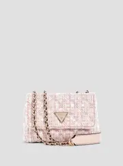 GUESS Women's Pink Giully Mini Crossbody Bag