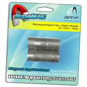 Ferrite Disc Magnet - 20mm x 10mm | Pack of 10