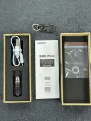 Lumintop EDC Pico 130 Lumens Rechargeable EDC Keychain Mini LED Flashlight BLACK