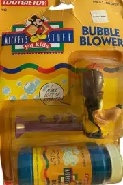 Vintage Tootsietoy Disney Goofy Bubble Blower Toy 1993 90s Bubbles Trumpet Band