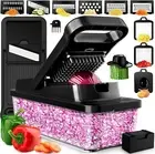 9-In-1 Vegetable Fruit Chopper Cutter & Mandoline Slicer Veggie Dicer Kitchen