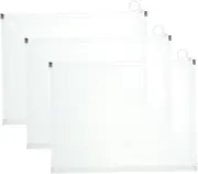 HYTROVE File Pockets Paper Button Folder Storage File Boxes A4 Size Document Bag