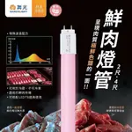 舞光 肉類燈管 鮮肉燈管 LED T8 2呎/4呎 波長521NM 紅光 玻璃燈管 9W/18W 肉品燈管 紅肉燈管