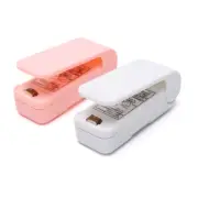 Portable Sealer Package Mini Sealing Machine Food Snack Clip Heat Sea~lb