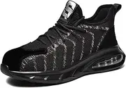 [Dressnu] Construction site Safety Shoes Breathable high-top Labor Insurance Shoes Male Lightweight and Comfortable