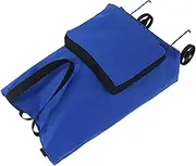 GARVALON Tug Bag Wheels Utility Foldable Cart Foldable Carts Wheel Portable Convenient Fold Reusable Bag Mobility Rolling Trolley Trolleys Grocery on with Hand Cloth