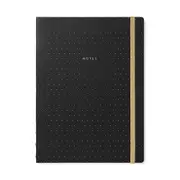 Filofax Moonlight Refillable Notebook A4 Black