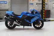 Kawasaki Ninja ZX-14R Blue 1:18 Scale Motorcycle