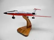 Carriedas 160 Jet Airplane Desktop Mahogany Kiln Dried Wood Model Regular New