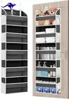 1 Pack over the Door Storage Organizer with 5 Pockets 10 Mesh Side Pockets, 44 L