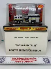Limited Edition Code 3 Diecast Fire Engine Collector Club #9 Pierce