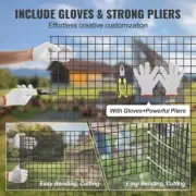 Galvanized 48x50 Inch Hardware Cloth 19 Gauge Wire Mesh for Chicken Coop Rabbit