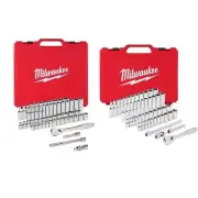 Milwaukee Ratchet Socket Sets 3/8"X1/4" Sae/Metric Ratchet Socket Mechanics