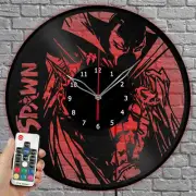 LED Vinyl Clock Spawn LED Light Vinyl Record Wall Clock Home Decor 1567